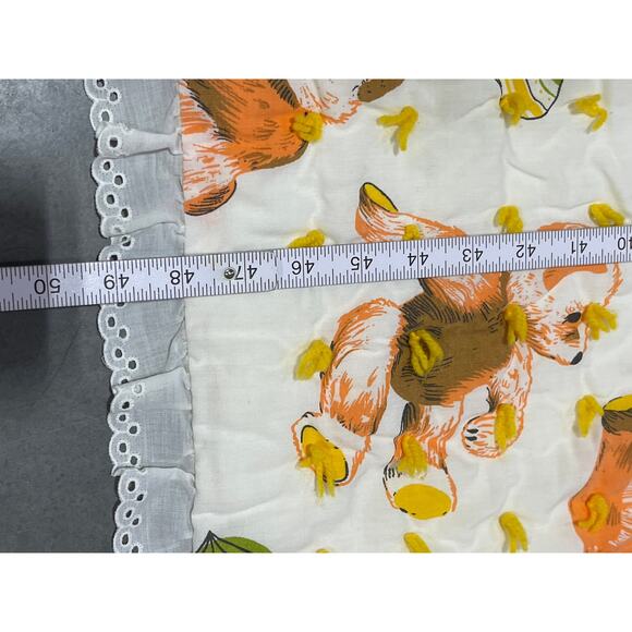 Colorful Teddy Bears and Baby Toys, Baby Blanket, Cute Animals, Dotted, - Picture 4 of 5